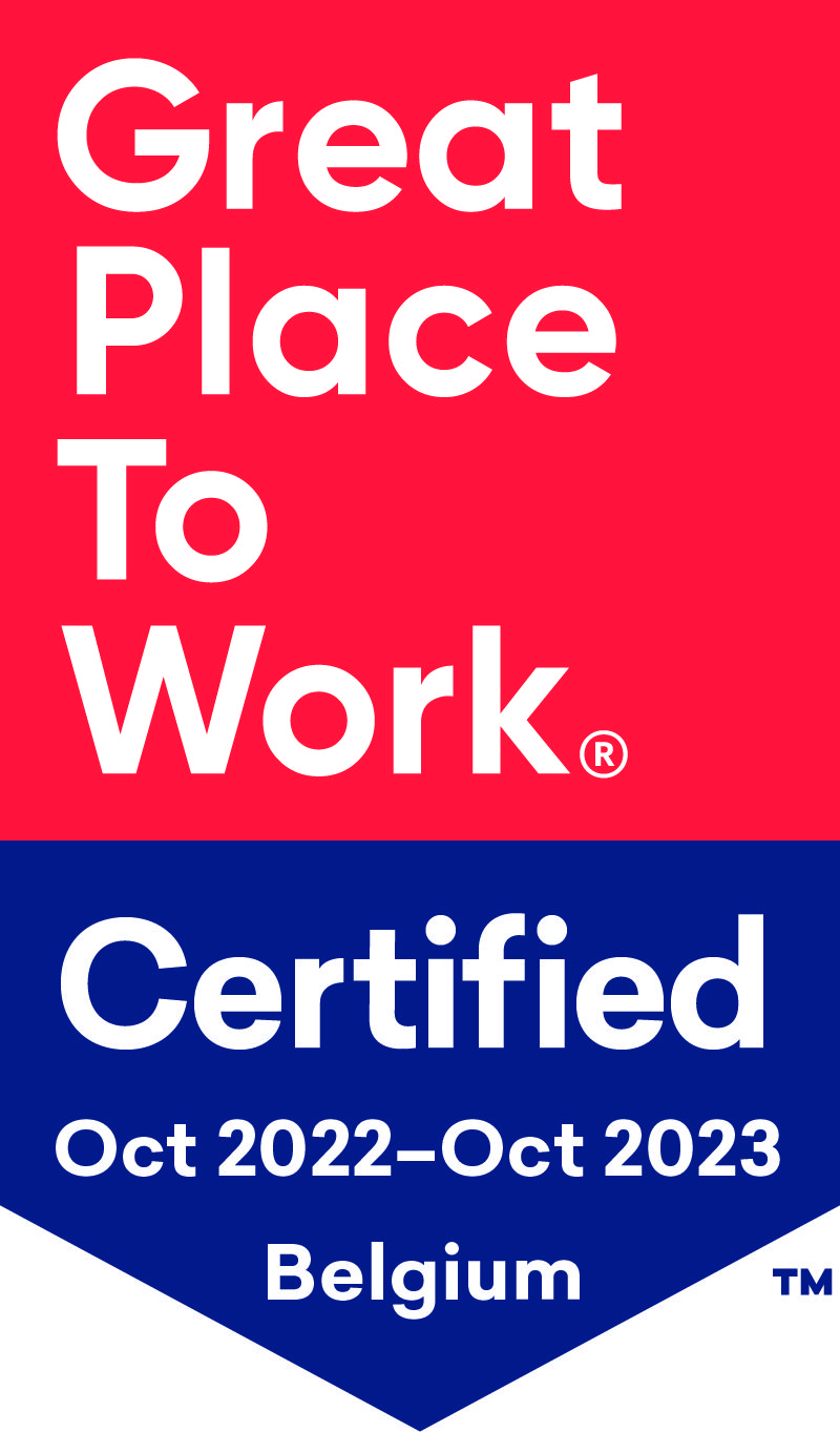 Great Place to Work. Certified Oct 2022-Oct 2023. Belgium
